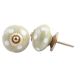 Spanish Olive Polka Dot Cabinet Knob